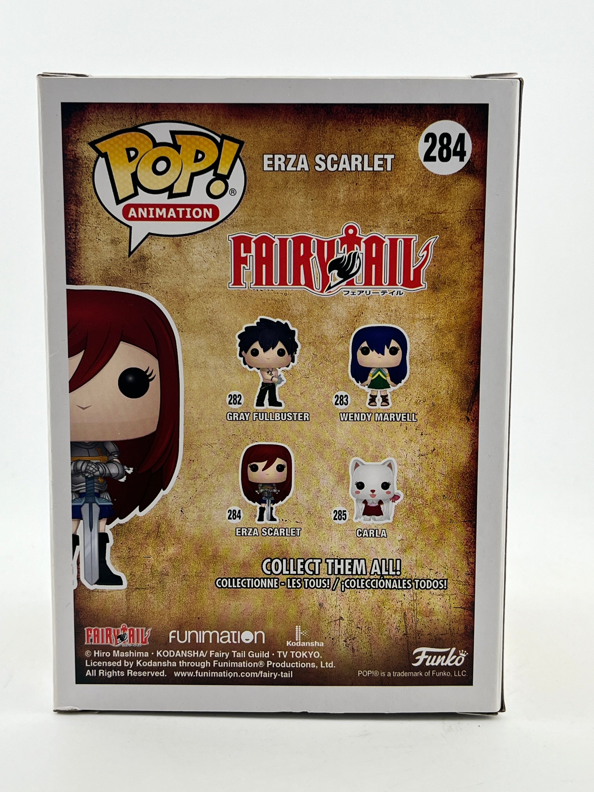 Funko POP! Animation Fairy Tail - Erza Scarlett #284 - Vinyl Collectable FRENLY BRICKS - Open 7 Days