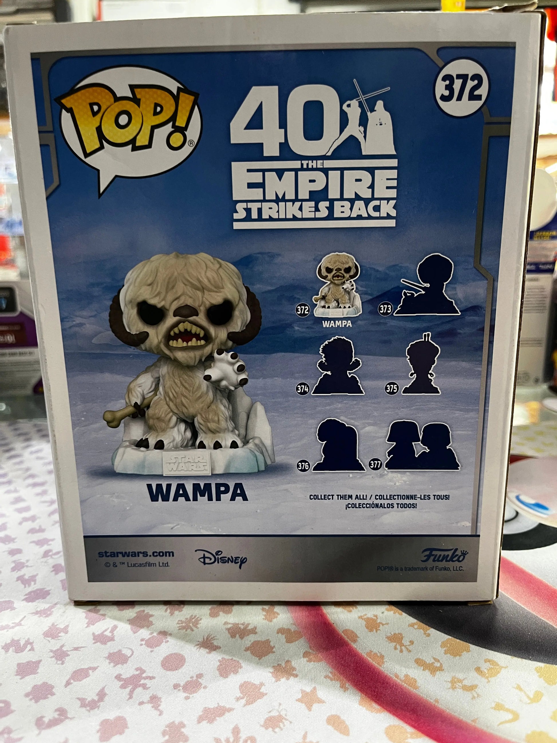 Funko Pop Vinyl Star Wars Battle at Echo Base: Wampa #372 FRENLY BRICKS - Open 7 Days