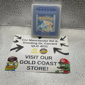 Pokémon Blue Nintendo Gameboy Game PAL Genuine 1996 AUSTRALIAN Doesn’t Save FRENLY BRICKS - Open 7 Days