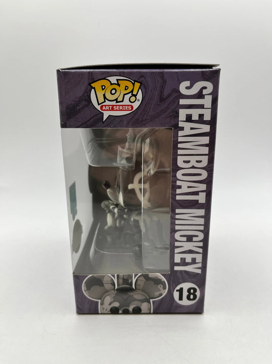 Funko POP! Disney Art Series Limited Edition Steamboat Mickey #18 FRENLY BRICKS - Open 7 Days