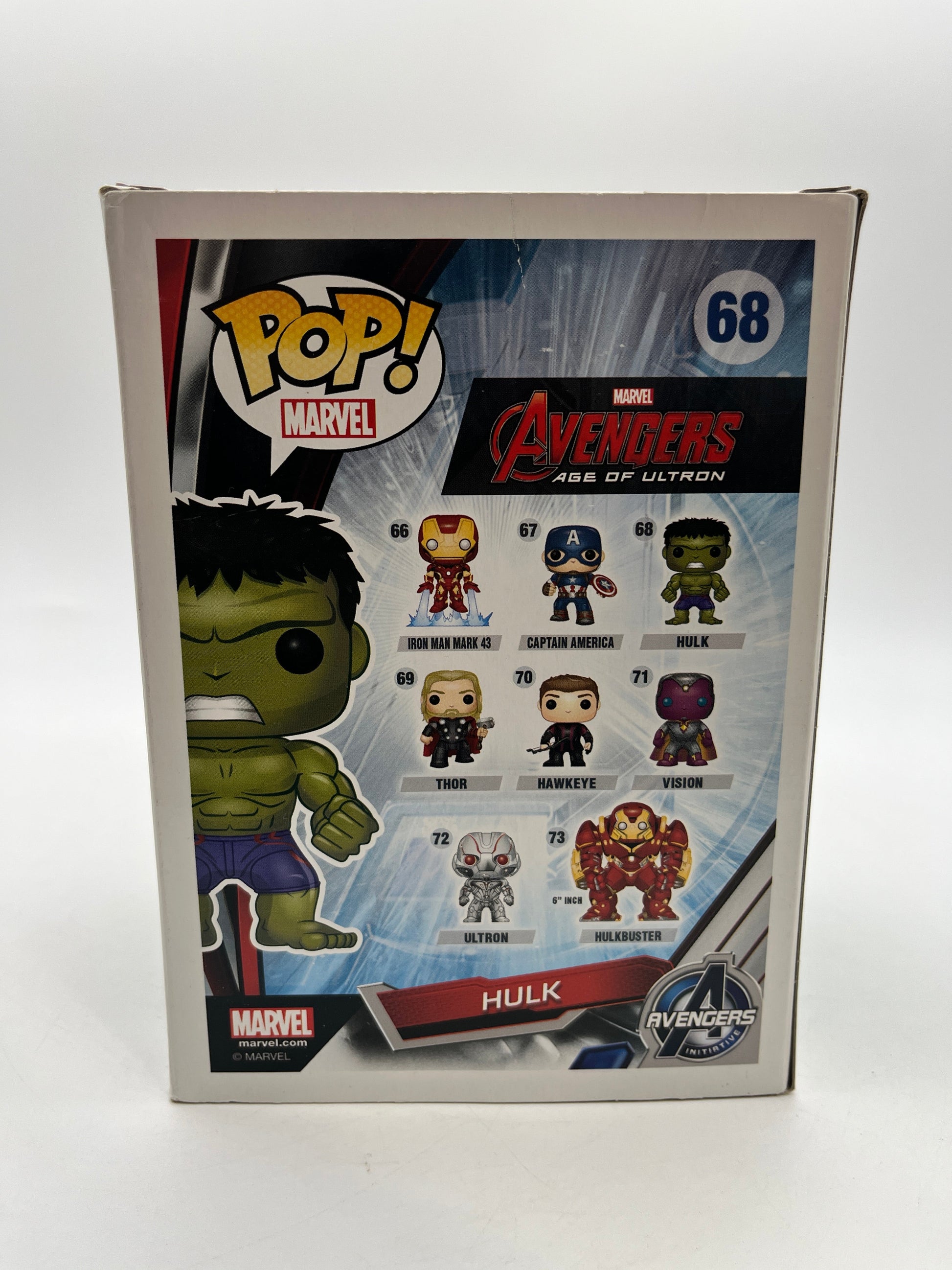 Funko POP! Marvel Age Of Ultron - Hulk #68 - Glow In the Dark - Vinyl Collectable FRENLY BRICKS - Open 7 Days