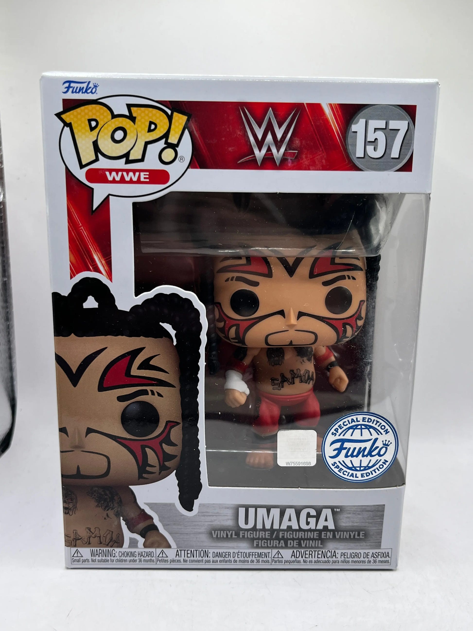 Funko POP! WWE - Umaga #157 - Vinyl Collectable FRENLY BRICKS - Open 7 Days image 1
