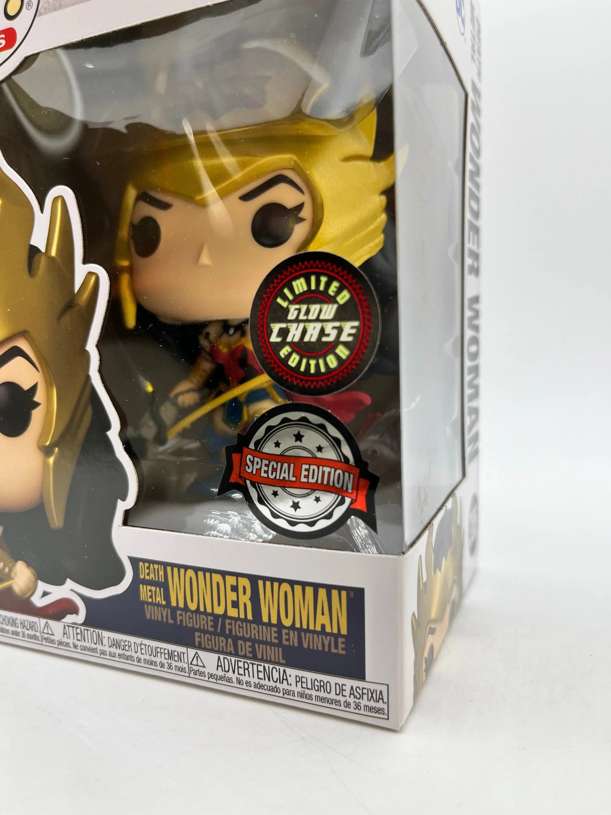 Funko POP! DC Heroes W8NDER W0MAN Death Metal Wonder Woman #385 - Glow Chase LE FRENLY BRICKS - Open 7 Days