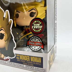 Funko POP! DC Heroes W8NDER W0MAN Death Metal Wonder Woman #385 - Glow Chase LE FRENLY BRICKS - Open 7 Days