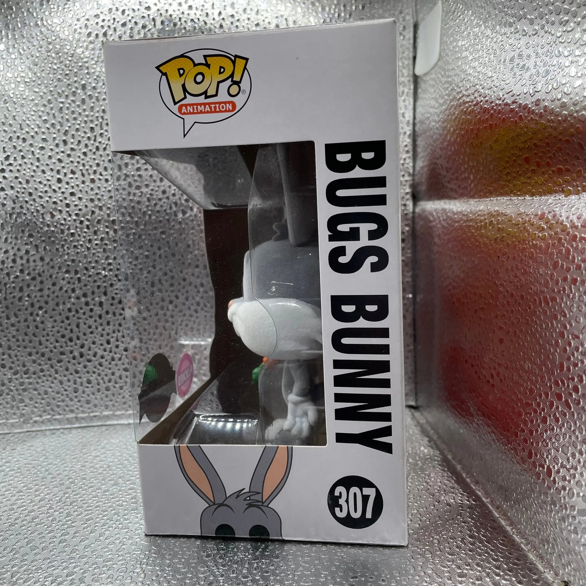 Funko POP! Animation Looney Tunes Bugs Bunny Flocked #307 Vinyl Figure DAMAGED FRENLY BRICKS - Open 7 Days