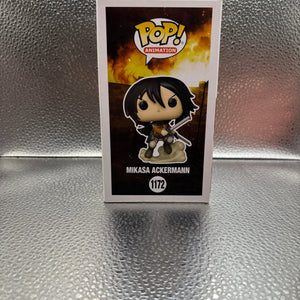 Funko pop Vinyl #1172 Attack On Titan Mikasa Ackermann FRENLY BRICKS - Open 7 Days