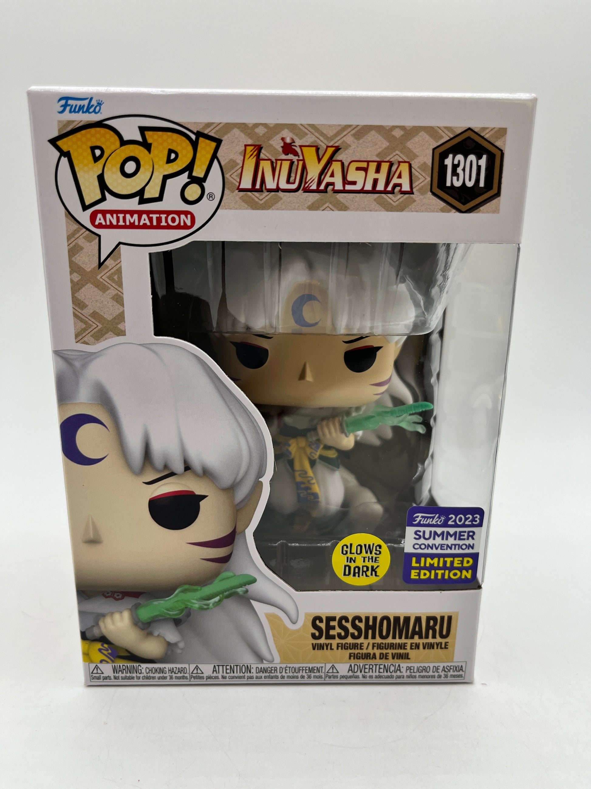 Funko POP! Animation InuYasha - Sesshomaru #1301 - Limited Edition Summer Convention FRENLY BRICKS - Open 7 Days