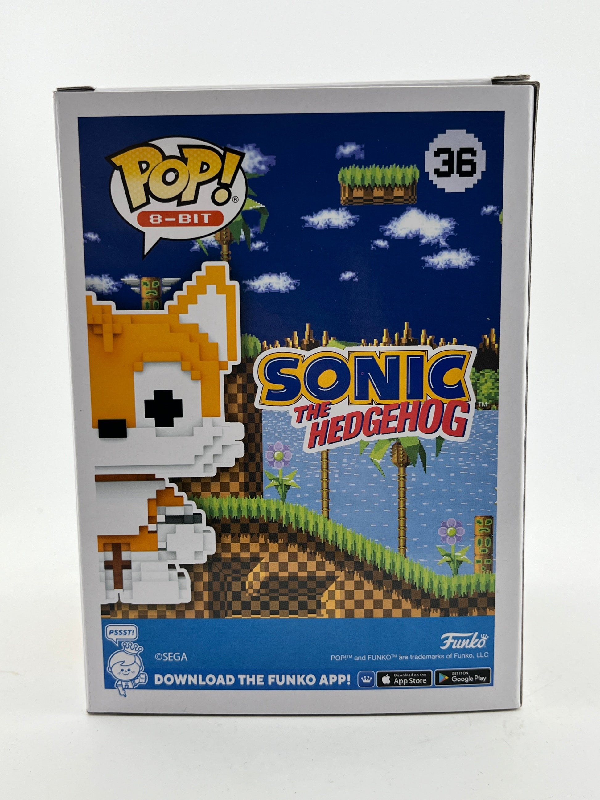 Funko POP! 8-Bit Sonic The Hedgehog - Tails #36 - Special Edition FRENLY BRICKS - Open 7 Days