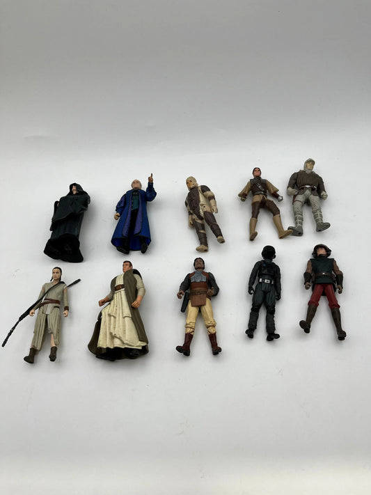 Star Wars 4’5 Action Figure Lot (10 Figures) FRENLY BRICKS - Open 7 Days