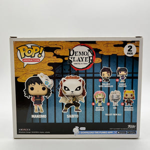 Funko POP! Animation Demon Slayer Makomo & Sabito (2 pack) - Vinyl Collectable FRENLY BRICKS - Open 7 Days