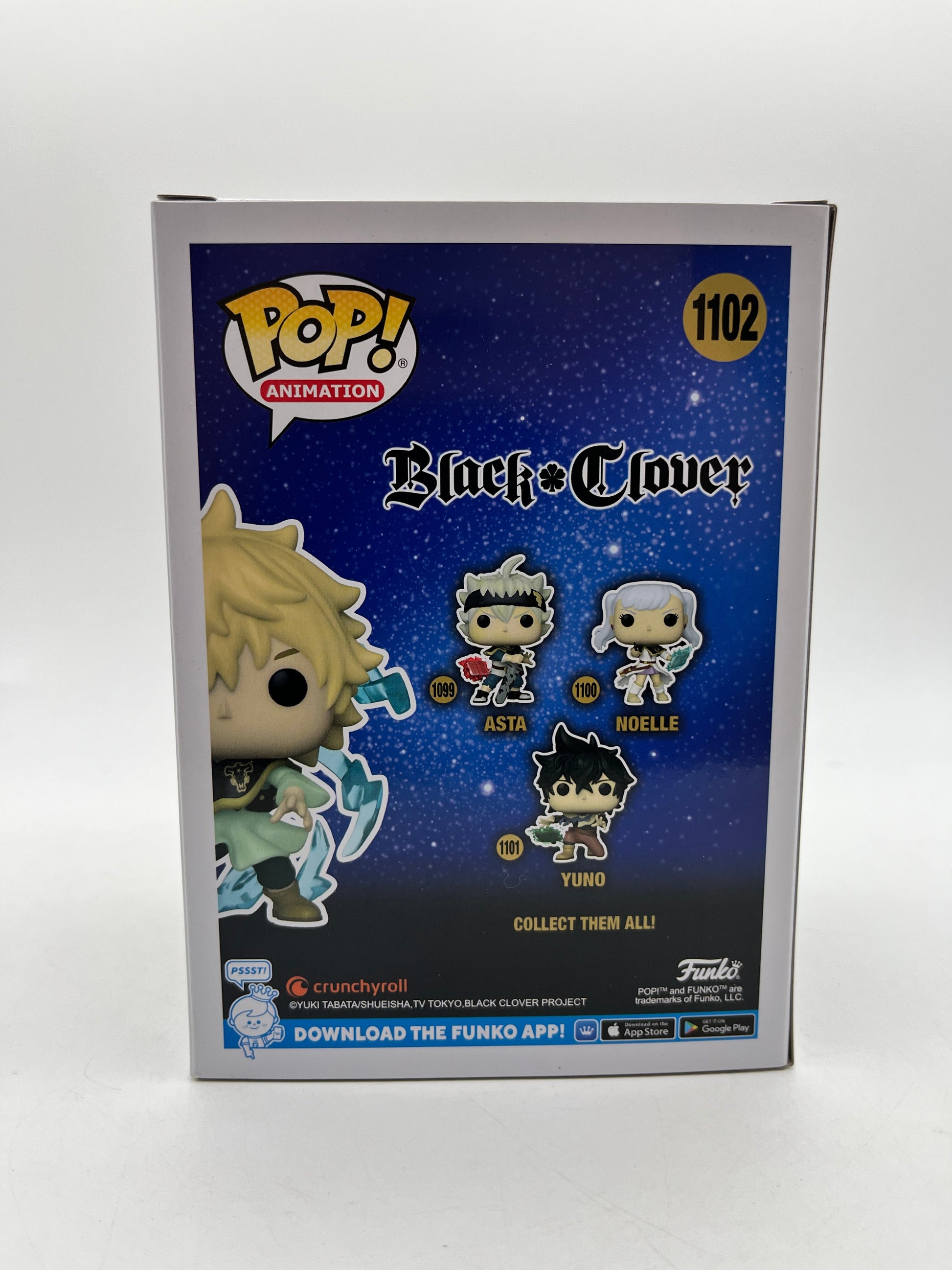 Funko POP! Animation Black Clover Luck Voltia #1102 - Special Edition FRENLY BRICKS - Open 7 Days