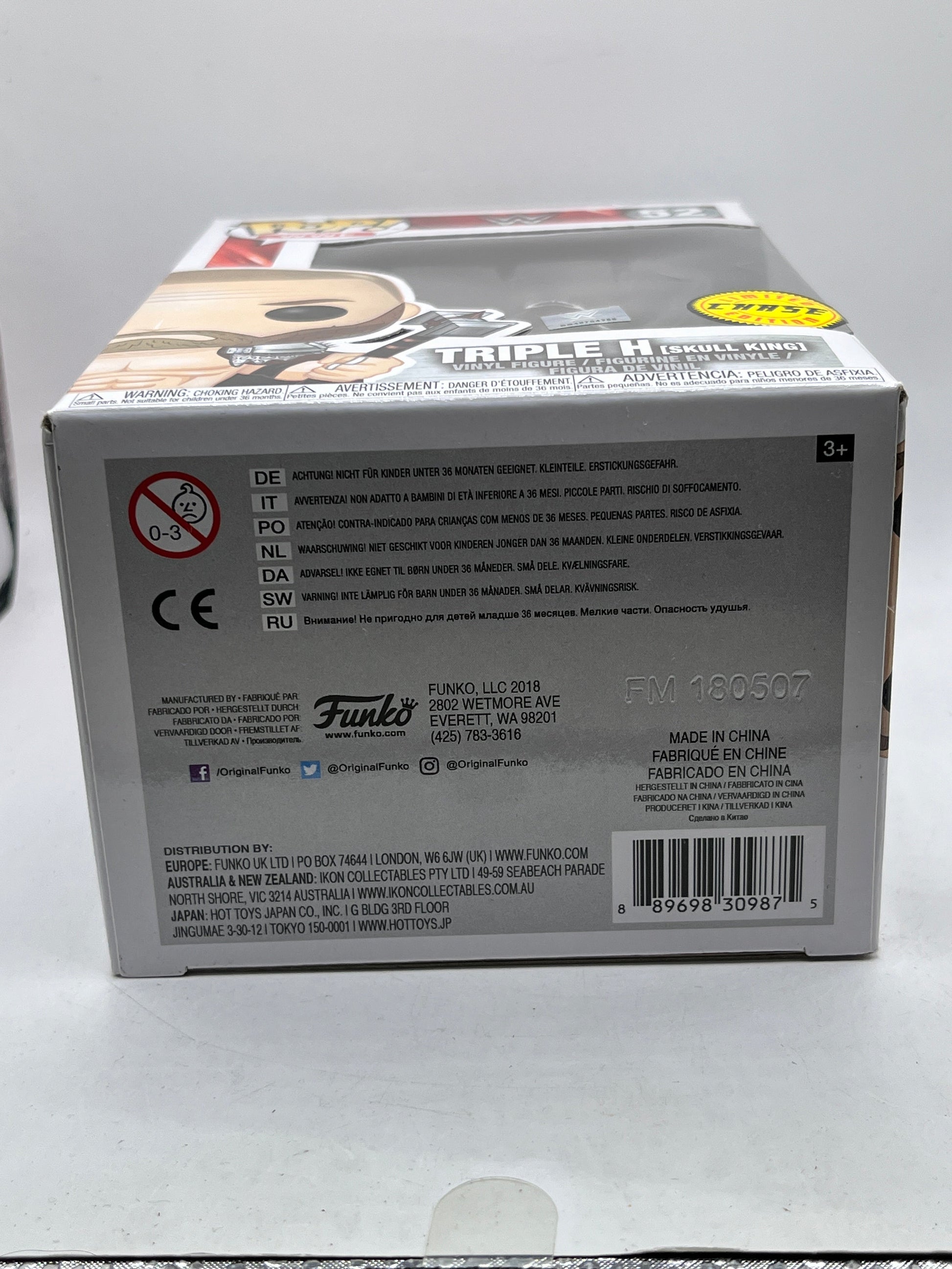 Funko POP! WWE - Tripple H (Skull King) #52 - Limited Edition Chase FRENLY BRICKS - Open 7 Days