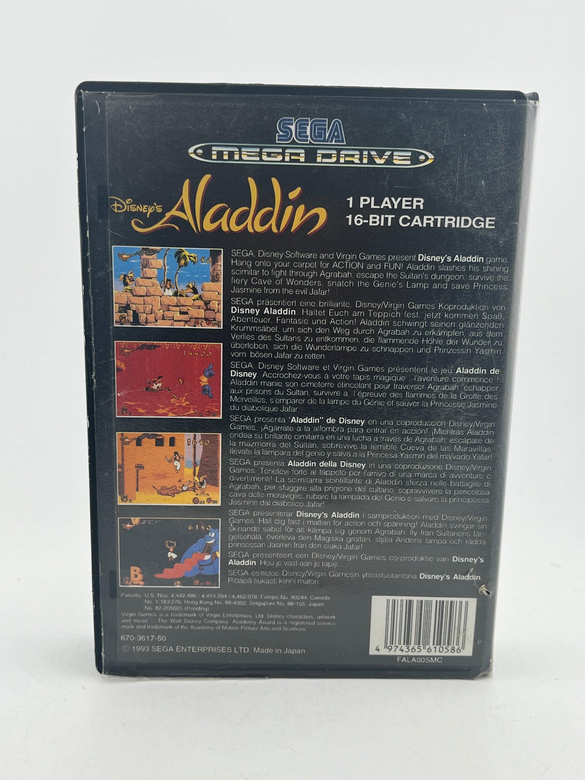 Disney's Aladdin for Sega Mega Drive - Complete - Untested