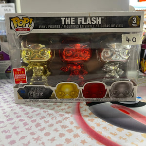 Funko Pop Vinyl Heroes Justice League The Flash (Three Pack) FRENLY BRICKS - Open 7 Days