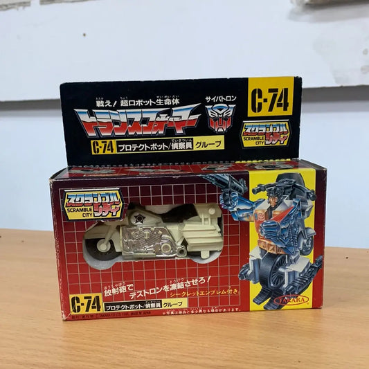 Takara Transformers C-74 Protectobots/Scramble City Scout Groove Figure with Box FRENLY BRICKS - Open 7 Days
