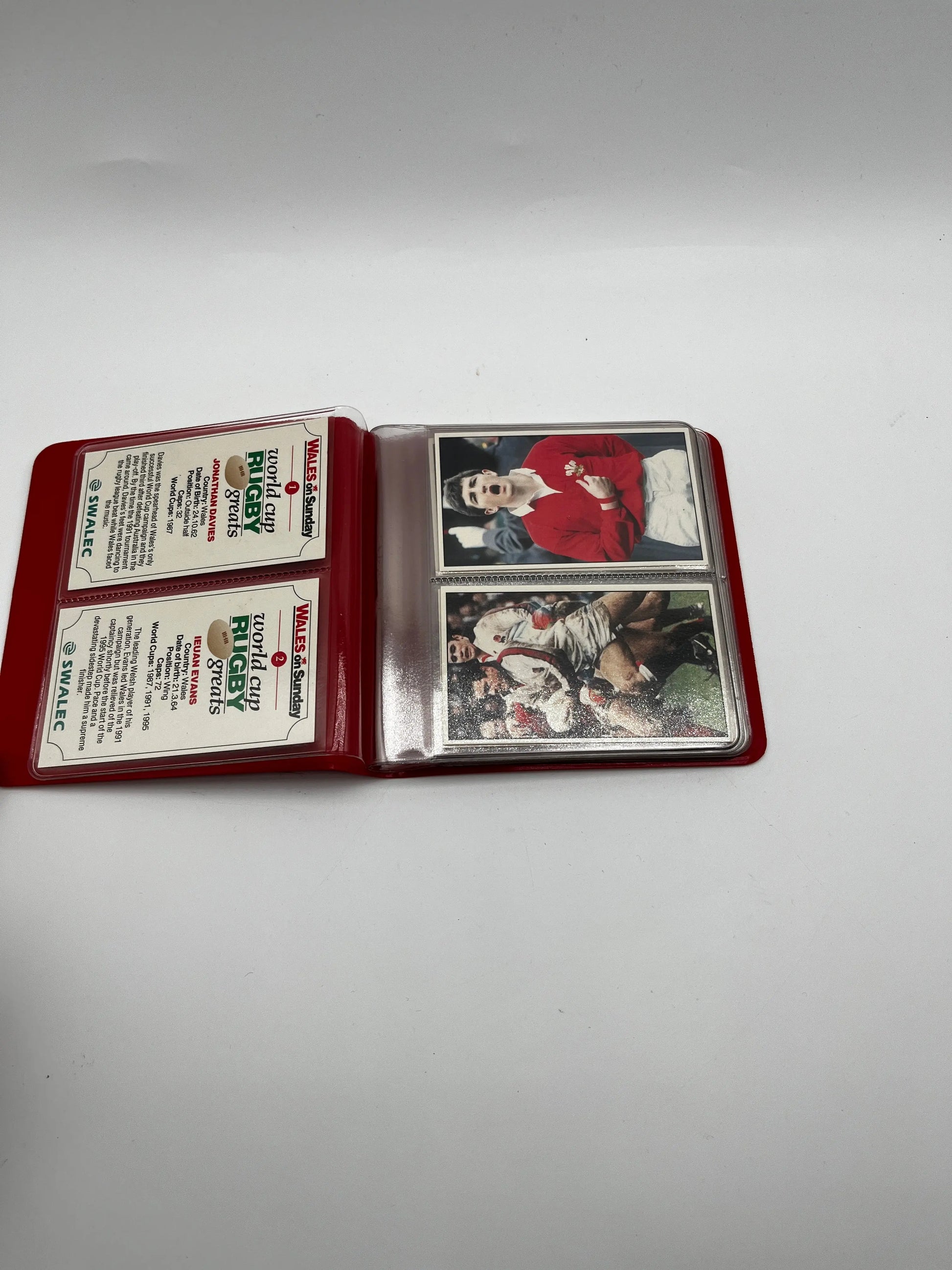 Swalec Wales on Sunday World Cup Rugby Greats 22 card set FRENLY BRICKS - Open 7 Days