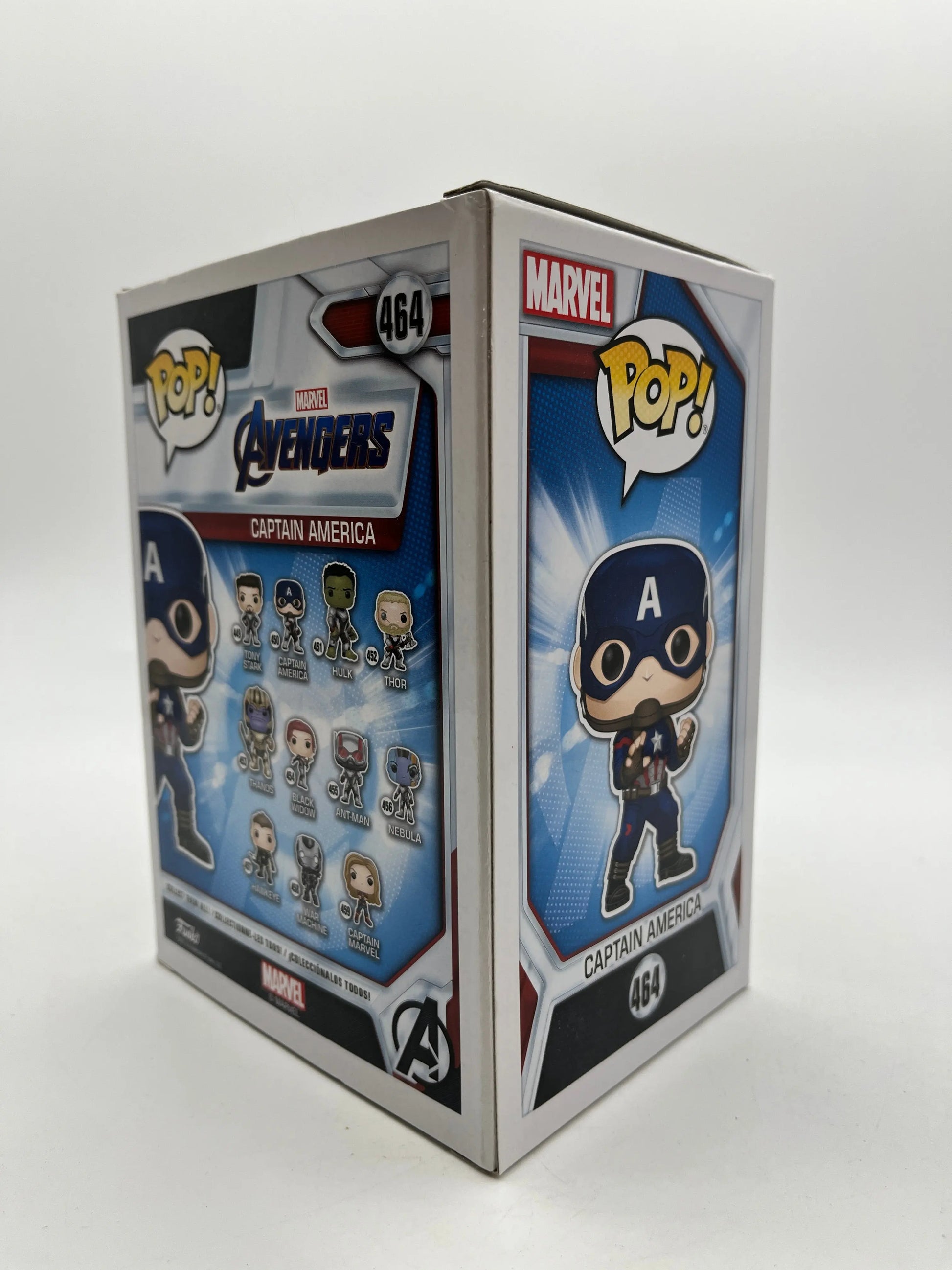 Funko POP! Marvel Avengers Captain America #464 - Special Edition FRENLY BRICKS - Open 7 Days