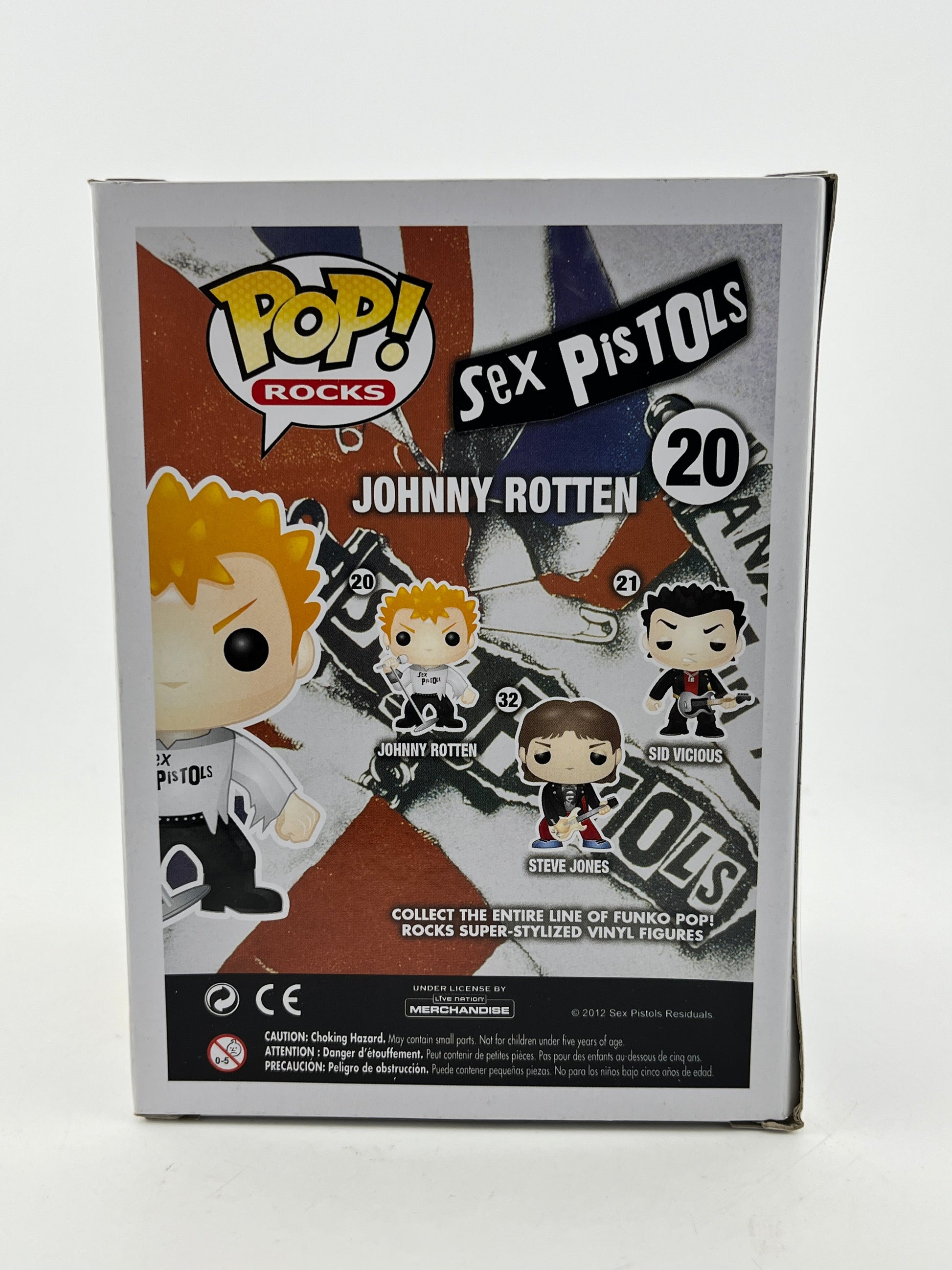 Funko POP! Rocks Sec Pistols - Johnny Rotten #20 - Vinyl Collectable FRENLY BRICKS - Open 7 Days