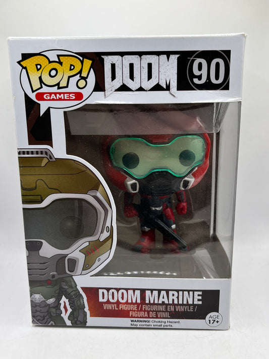 Funko POP! Games Doom - Doom Marine #90 - Vinyl Collectable FRENLY BRICKS - Open 7 Days