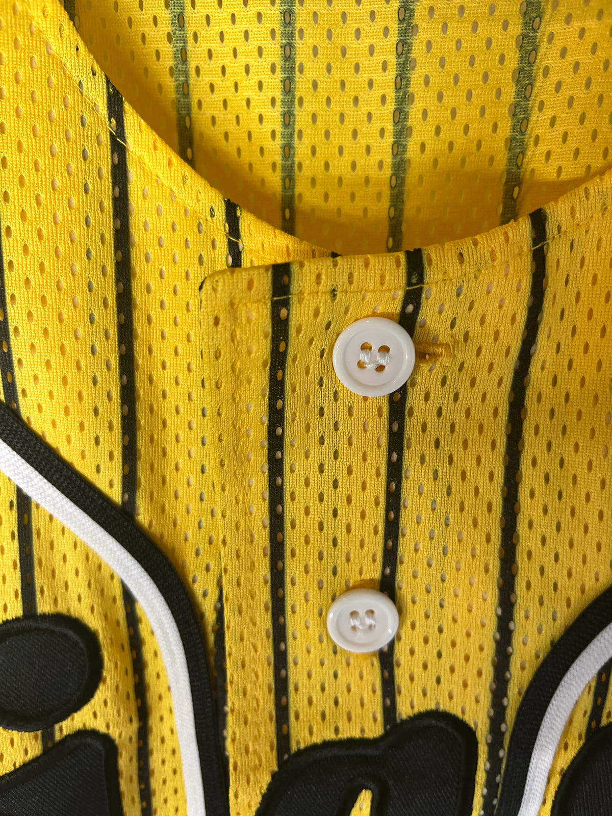 Nippon Baseball Hanshin Tigers Yellow/Black Blank Jersey Large, photo 6 image 6