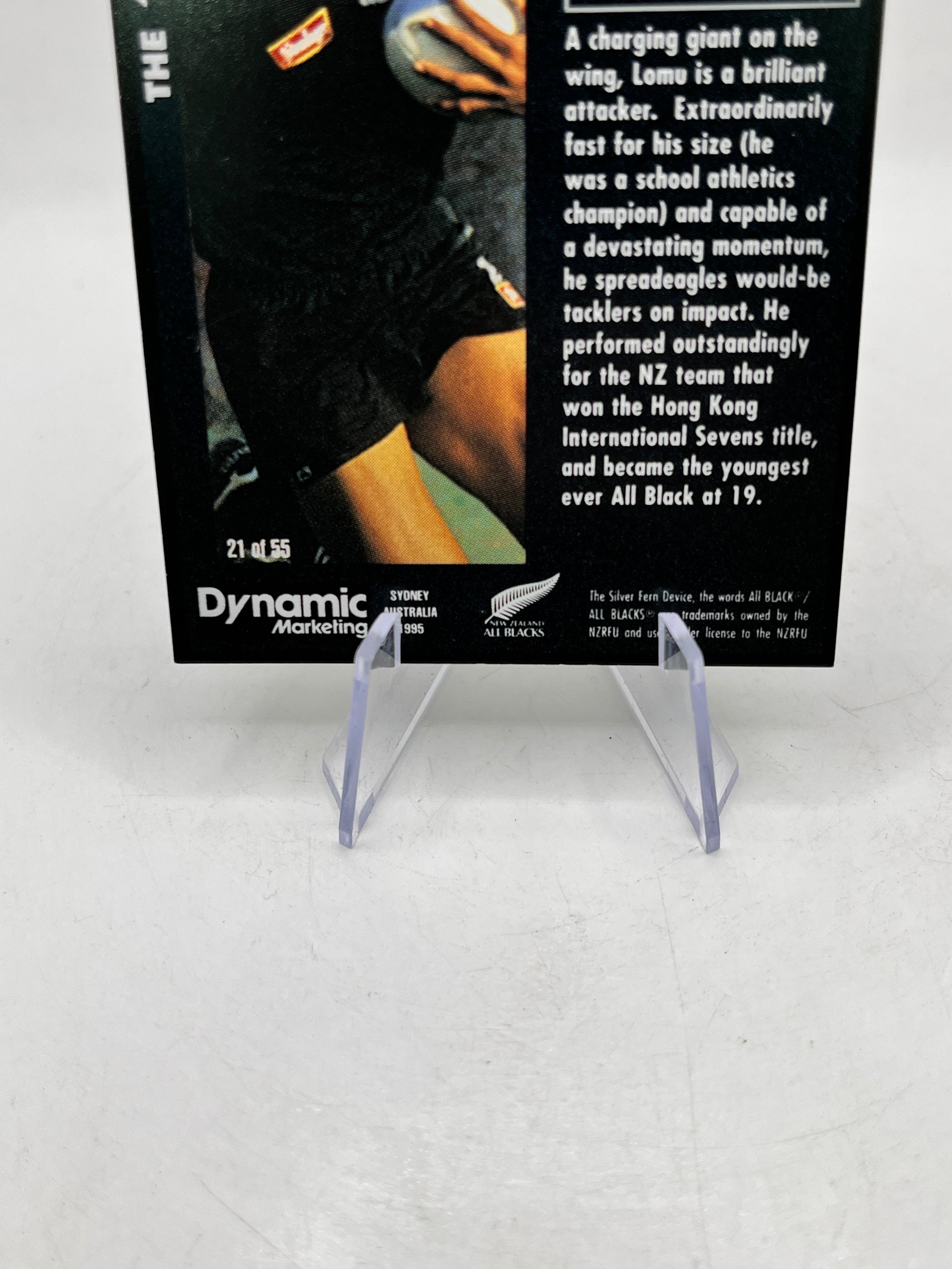 Jonah Lomu 1995 Dynamic Marketing Rugby Union - Rookie Card NZ All Blacks #21 - #2 FRENLY BRICKS - Open 7 Days