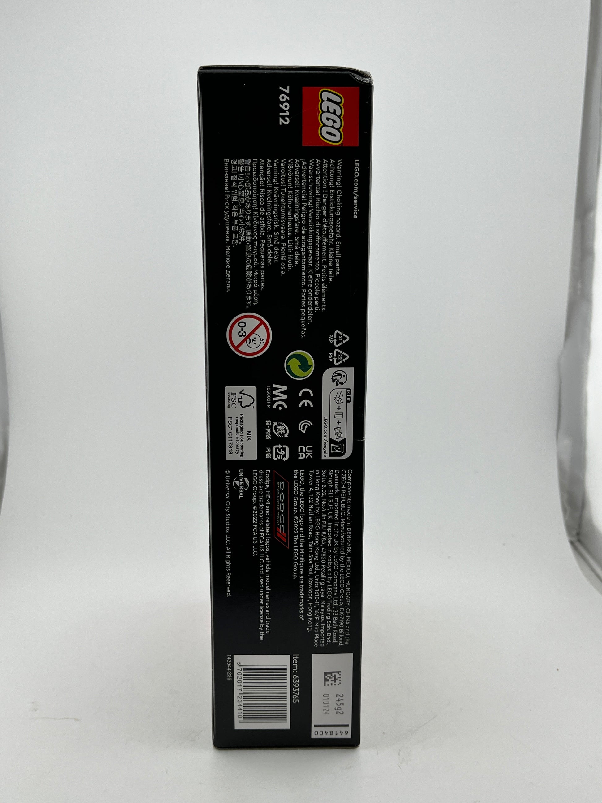 Lego Speed Champions - Fast & Furious 1970 Dodge Charger R/T 76912 - Sealed FRENLY BRICKS - Open 7 Days