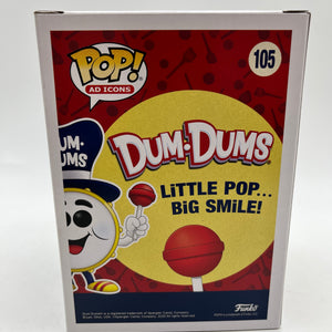 Funko POP! Ad Icons Dum•Dums - Dum-Dums Drum Man #105 - Fall Limited Edition FRENLY BRICKS - Open 7 Days