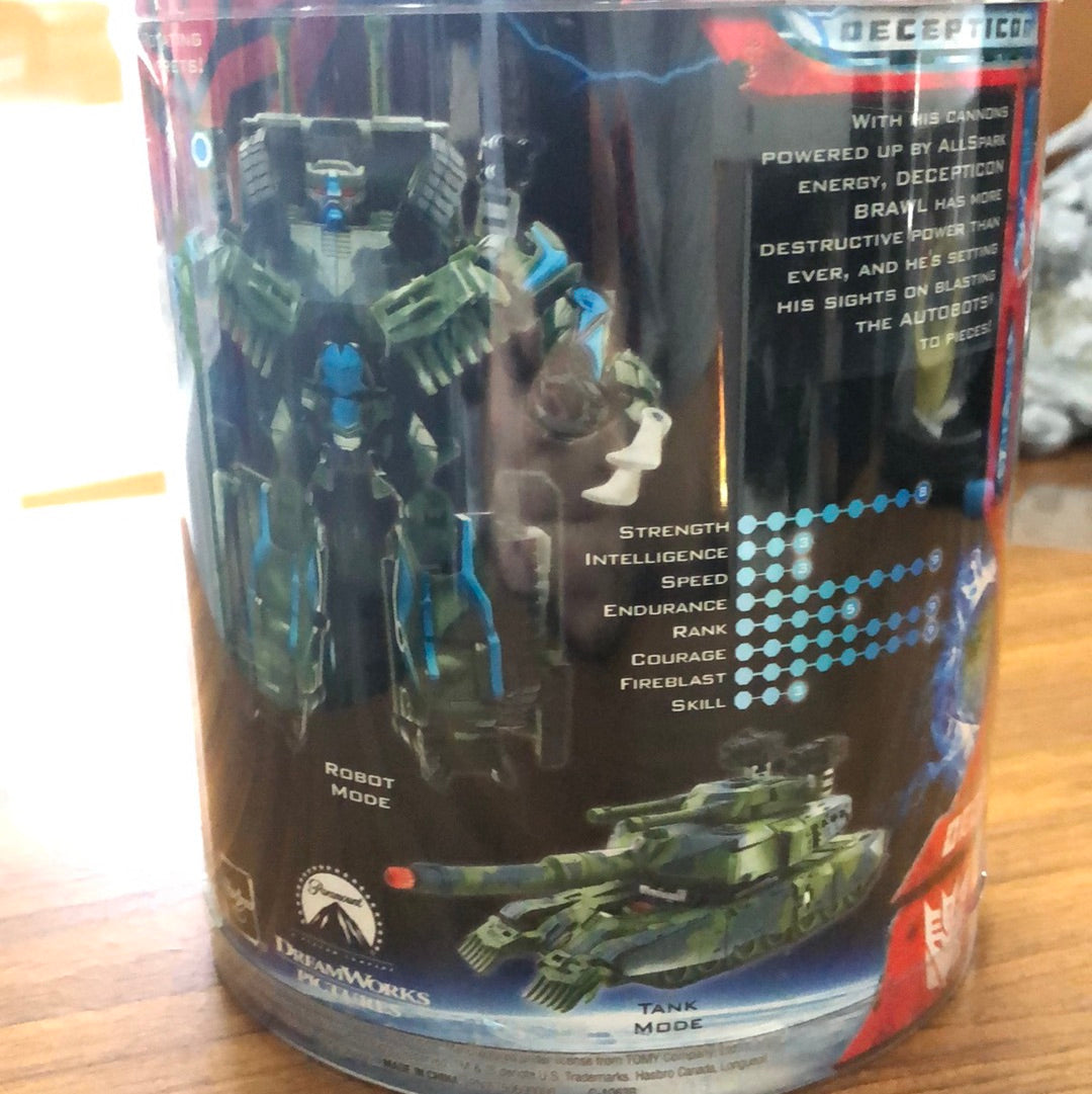 Transformers Movie Deluxe Exclusive Figure in Canister Decepticon Brawl 2007 FRENLY BRICKS - Open 7 Days