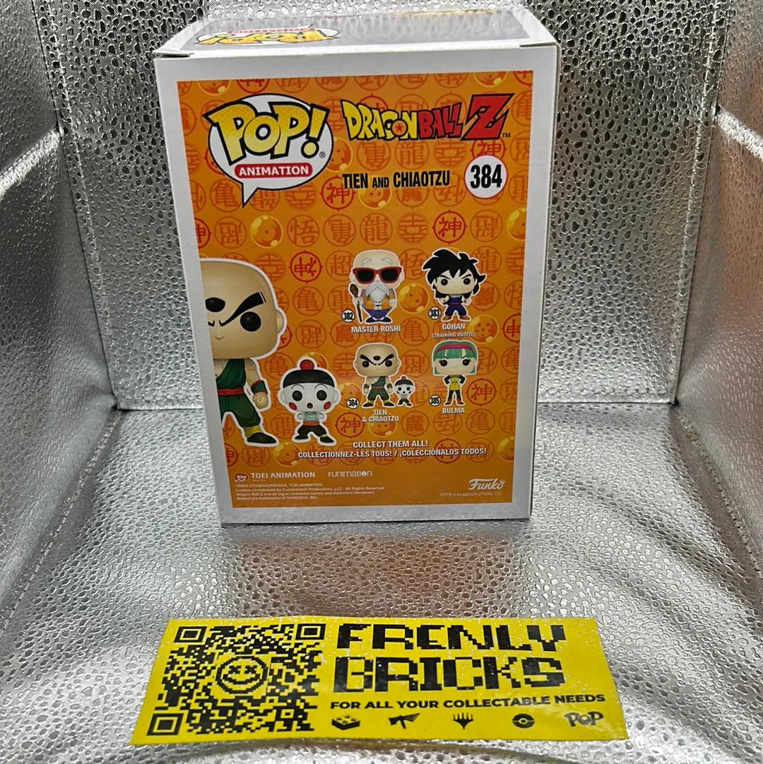 Pop Vinyl Dragon Ball Z 384 Tien And Chiaotzu FRENLY BRICKS - Open 7 Days