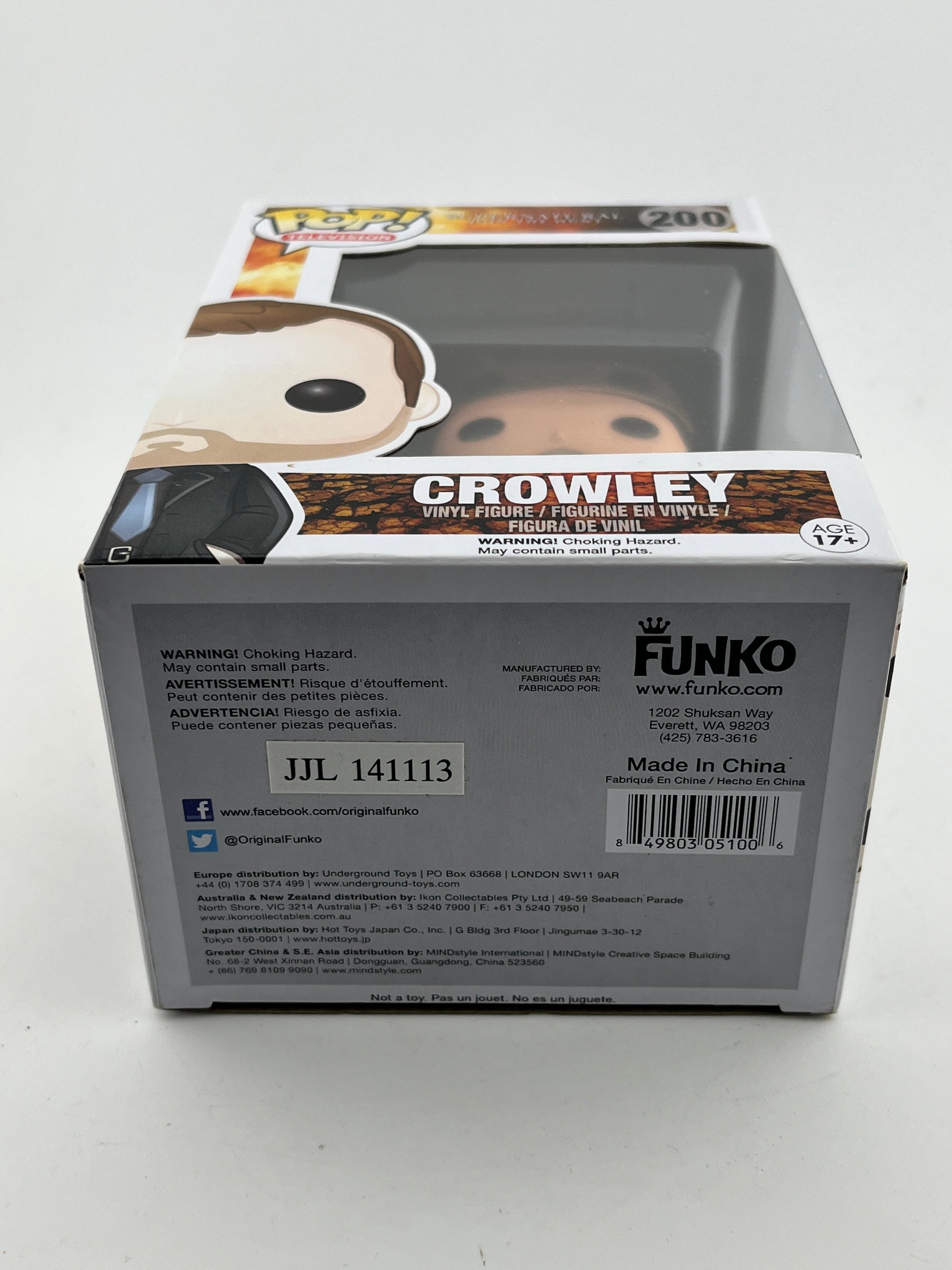 Funko POP! Television Supernatural - Crowley #200 - Vinyl Collectable FRENLY BRICKS - Open 7 Days