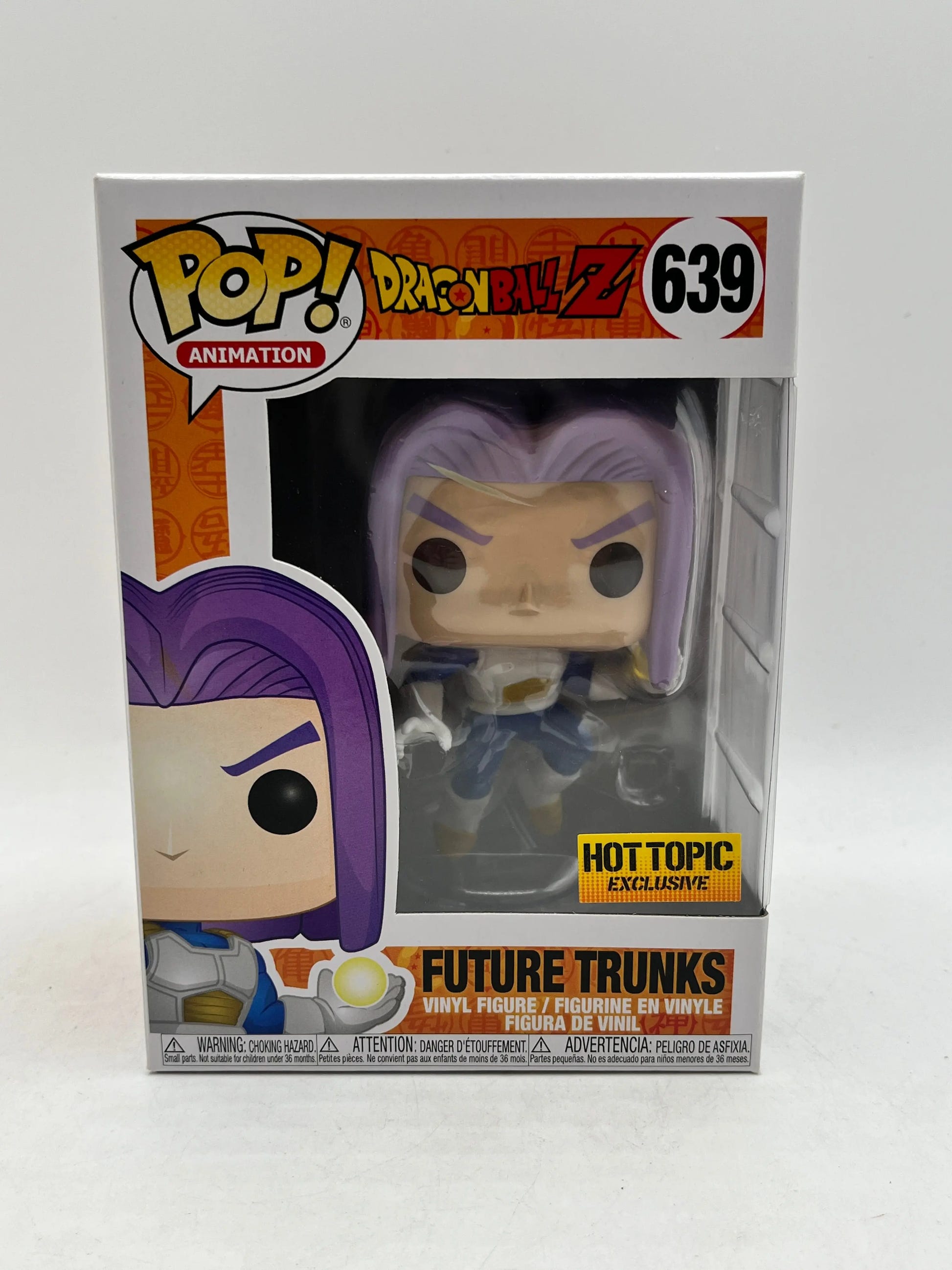 Funko POP! Animation Dragon Ball Z - Future Trunks #639 - Hot Topic Exclusive FRENLY BRICKS - Open 7 Days image 1