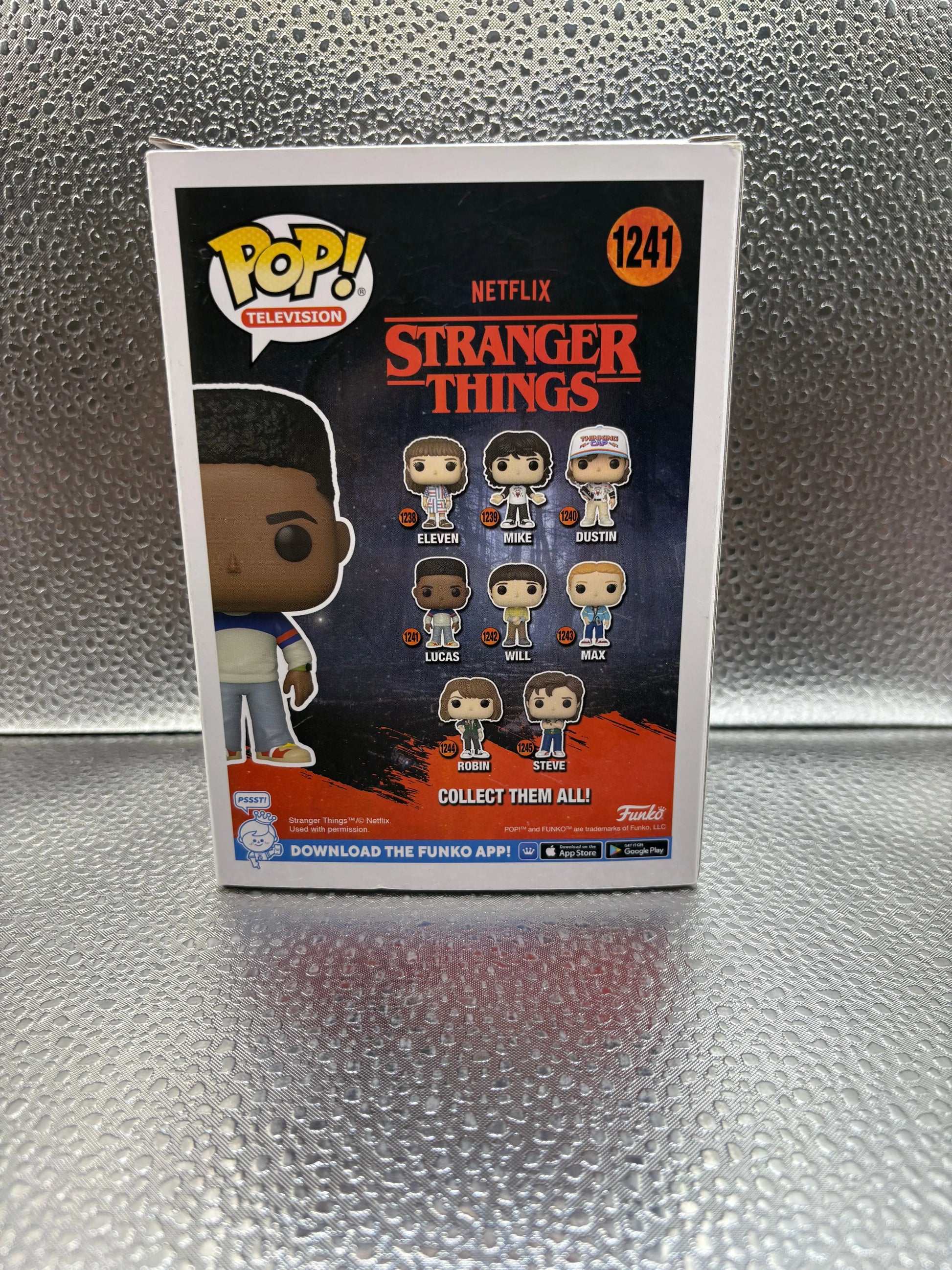 Funko Pop Vinyl #1241 Stranger Things Lucas FRENLY BRICKS - Open 7 Days