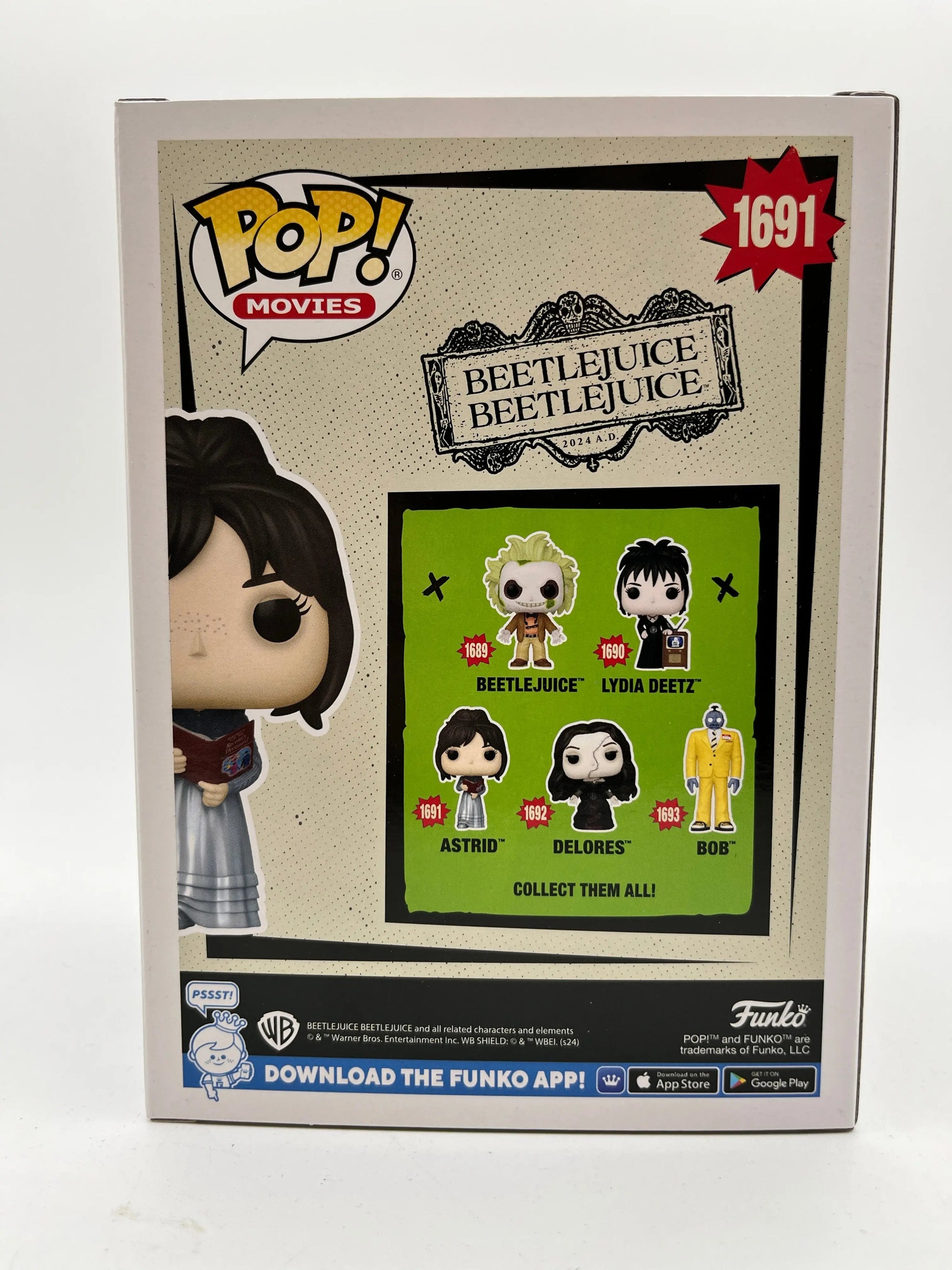 Funko POP! Movies Beetlejuice - Astrid #1691 FRENLY BRICKS - Open 7 Days