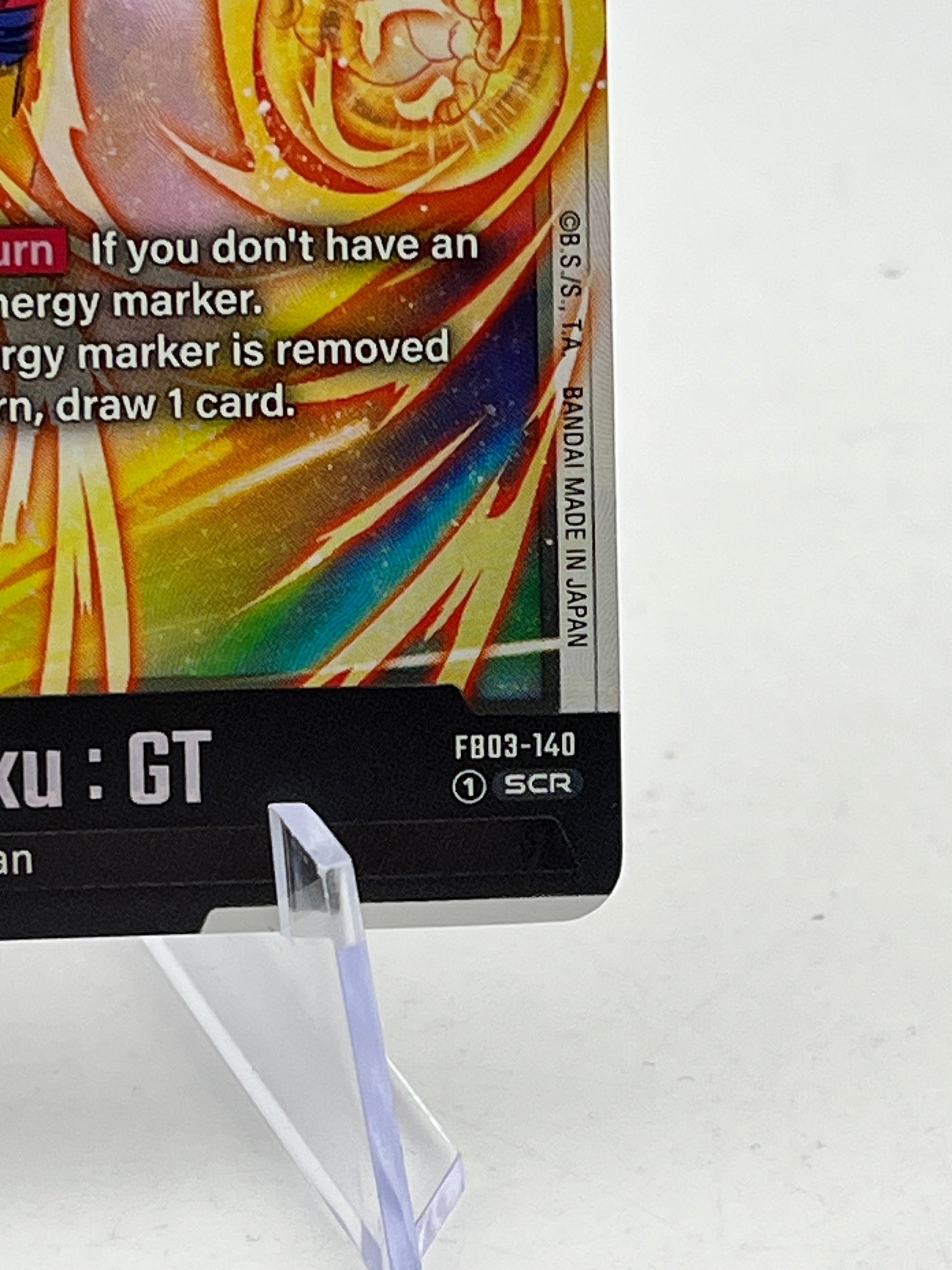 Dragon Ball Super Fusion World TCG Son Goku : GT SCR FB03-140 FRENLY BRICKS - Open 7 Days