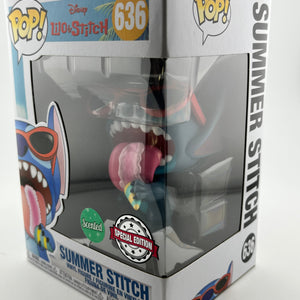 Funko POP! Disney Lilo & Stitch - Summer Stitch #636 - Scented Special Edition FRENLY BRICKS - Open 7 Days
