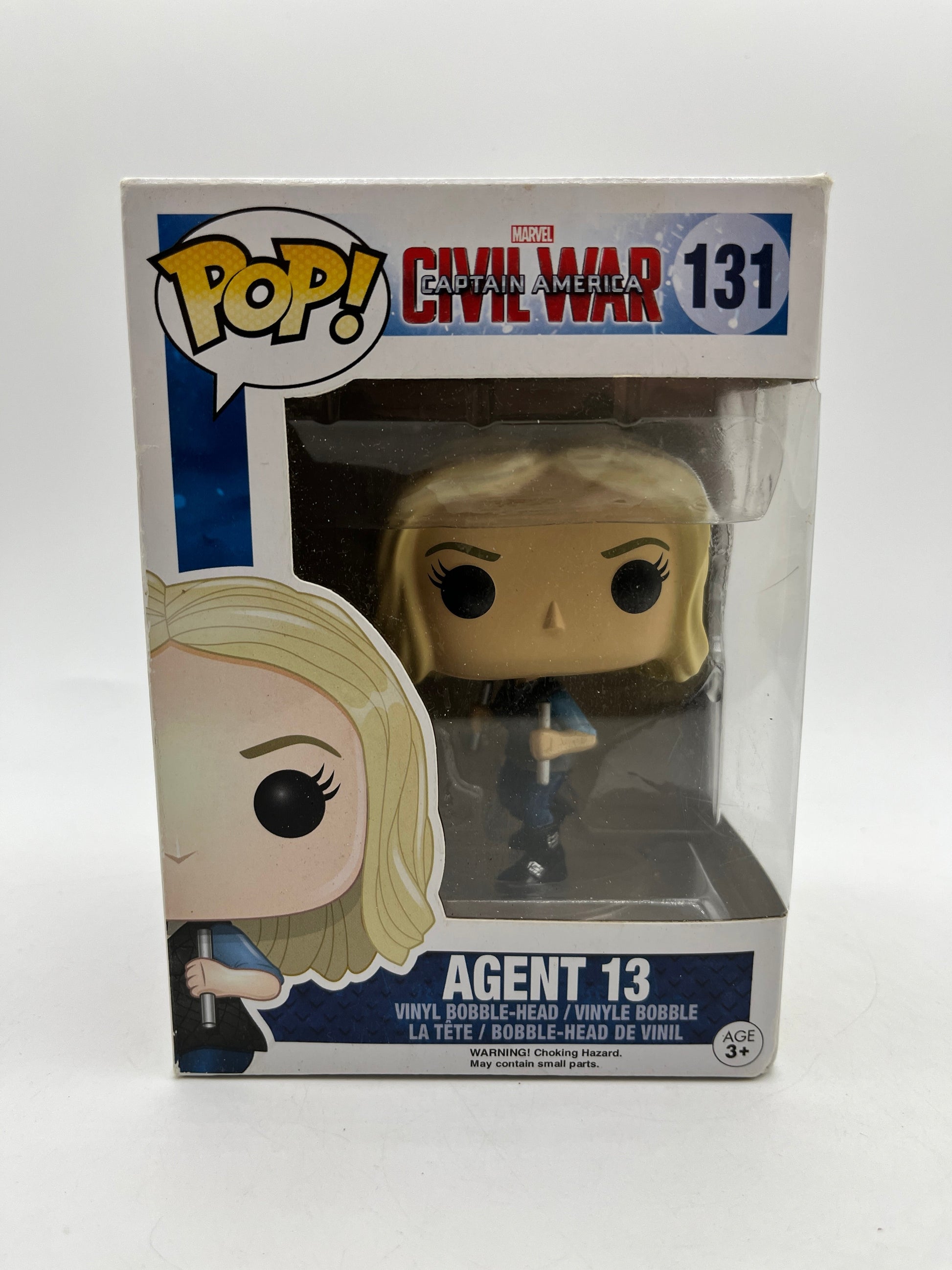 Funko POP! Marvel Captain America Civil War Agent 13 #131 - Vinyl Collectable FRENLY BRICKS - Open 7 Days