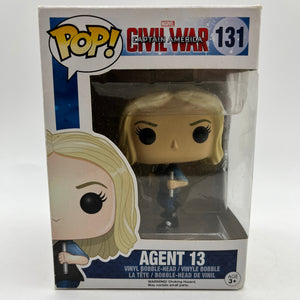 Funko POP! Marvel Captain America Civil War Agent 13 #131 - Vinyl Collectable FRENLY BRICKS - Open 7 Days