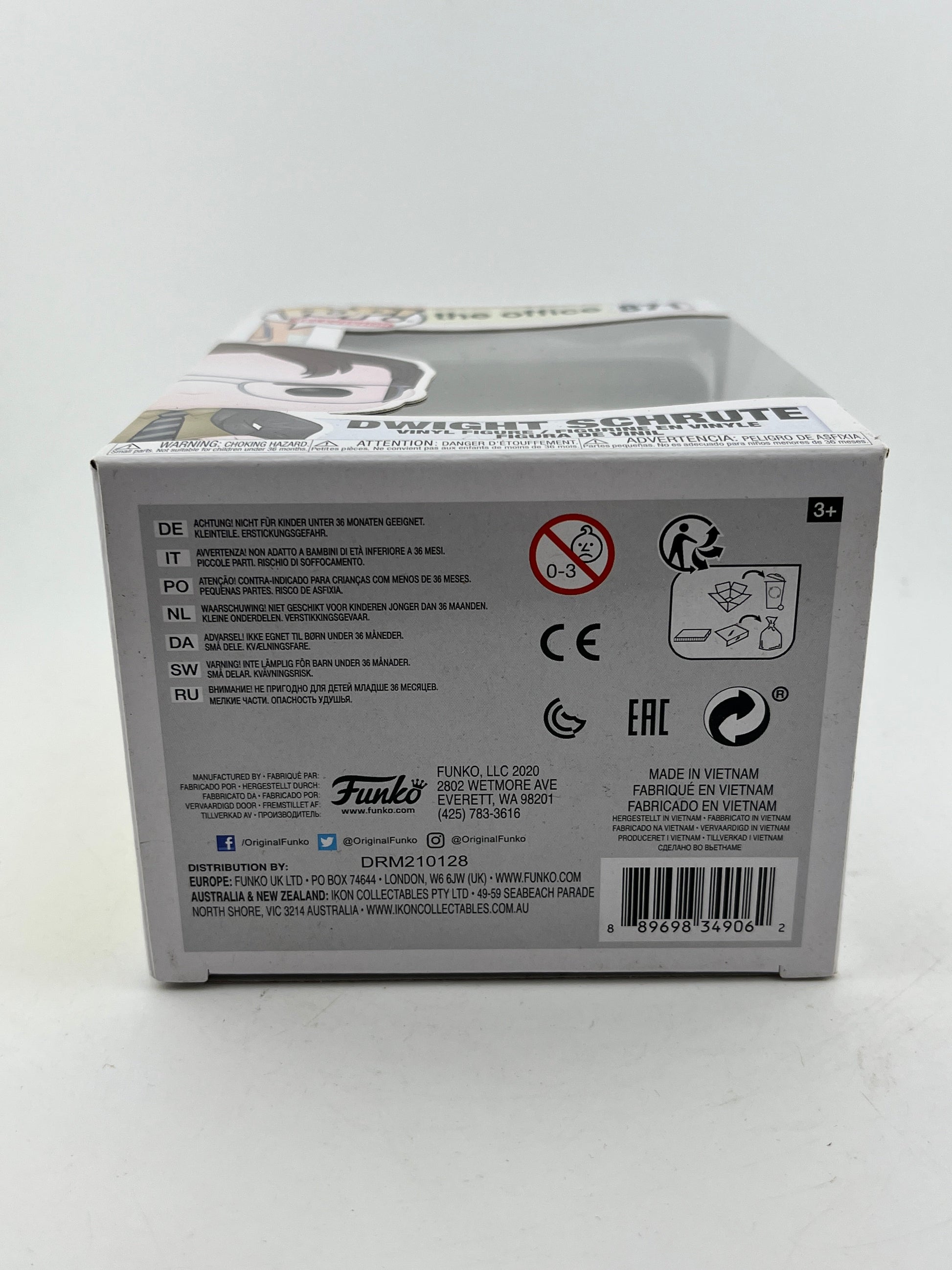 Funko POP! Television The Office - Dwight Schrute #871 - Vinyl Collectable FRENLY BRICKS - Open 7 Days