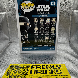 Pop Vinyl Star Wars #178 Jyn Erso FRENLY BRICKS - Open 7 Days