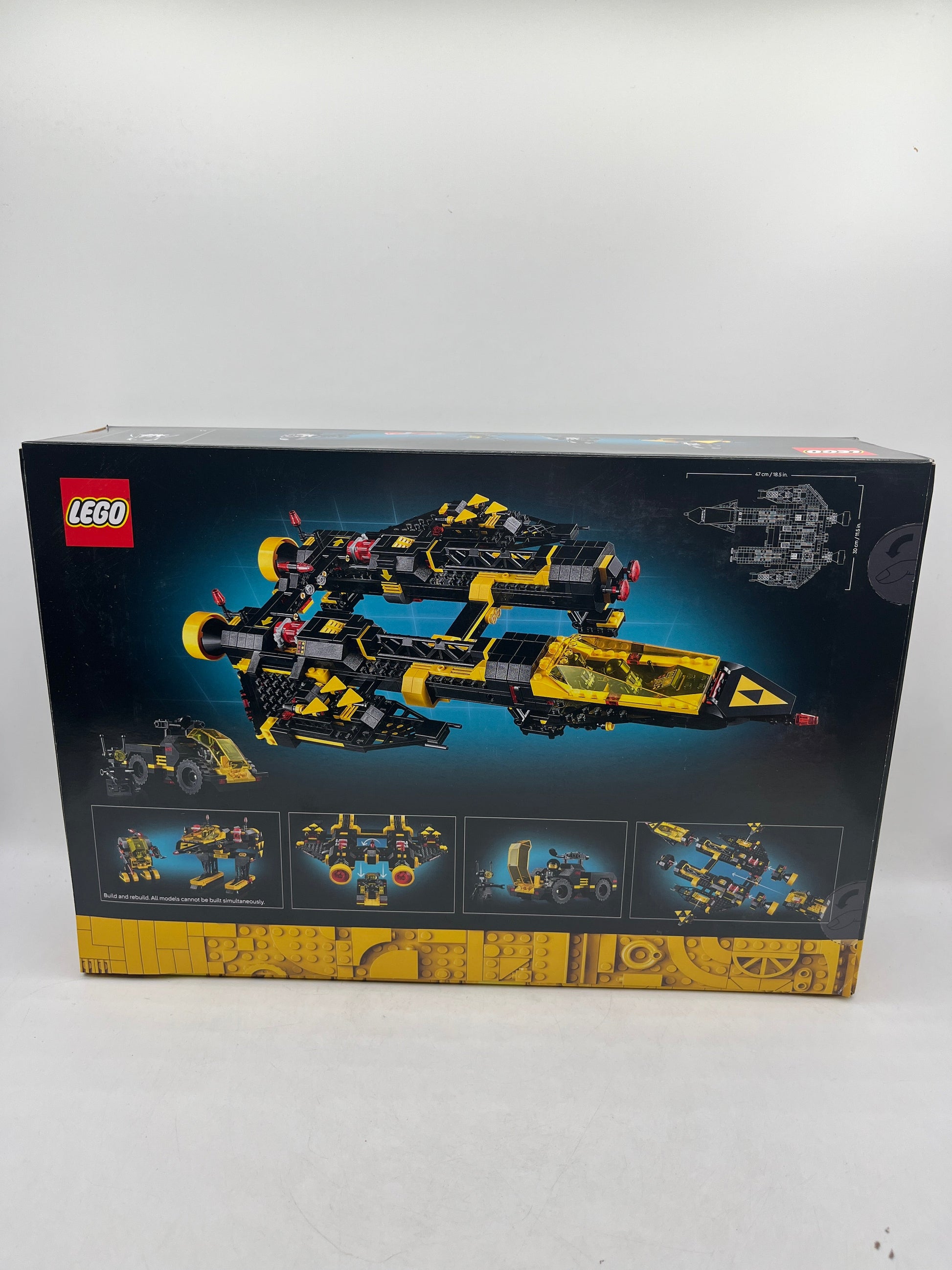 LEGO Icons 10355 Blacktron Renegade Ship Black Yellow FRENLY BRICKS - Open 7 Days