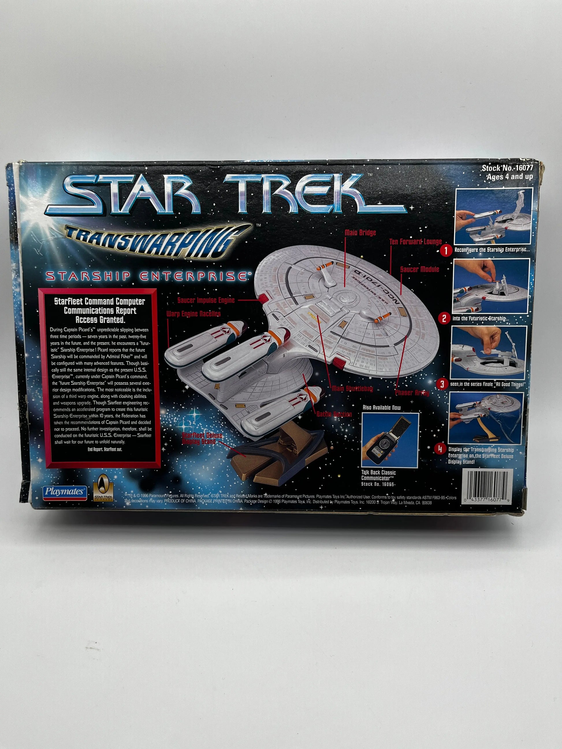 1996 Star Trek Transwarping Starship Enterprise NCC-1701-D FRENLY BRICKS - Open 7 Days
