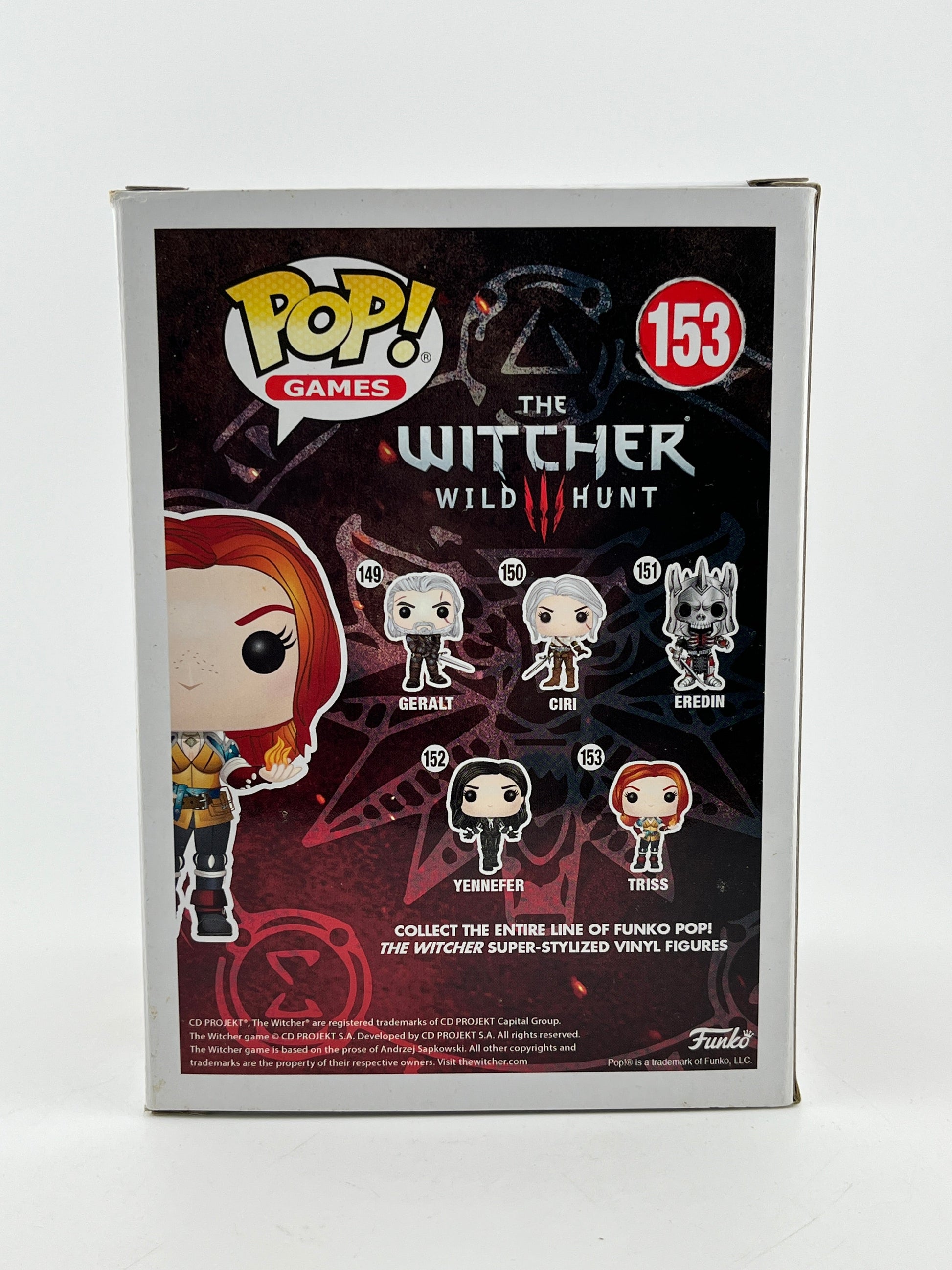 Funko POP! Games The Witcher Wild Hunt - Triss #153 - Vinyl Collectable FRENLY BRICKS - Open 7 Days