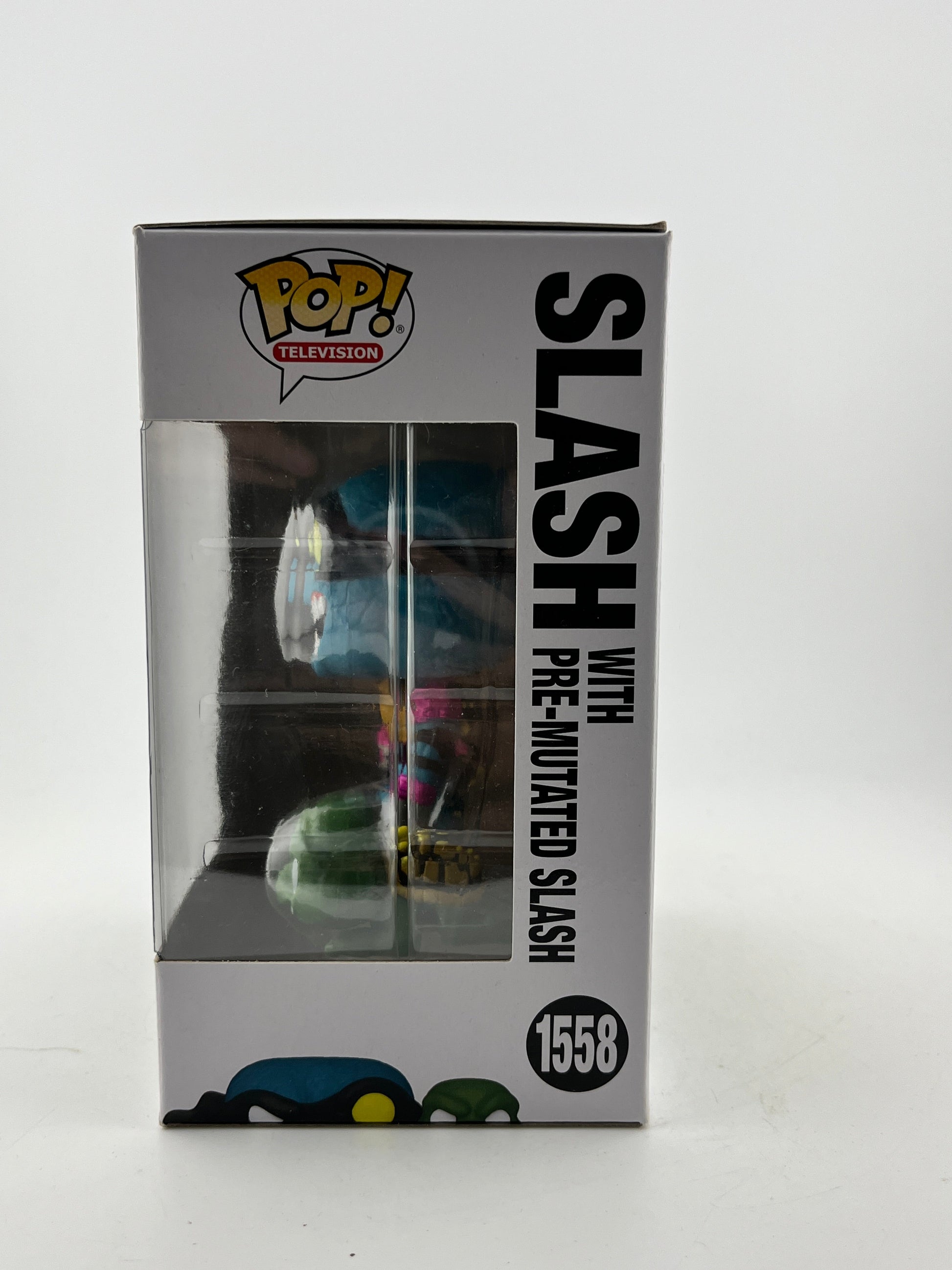 Funko POP! Television TMNT - Slash With Pre Mutated Slash #1558 - Vinyl Collectable FRENLY BRICKS - Open 7 Days