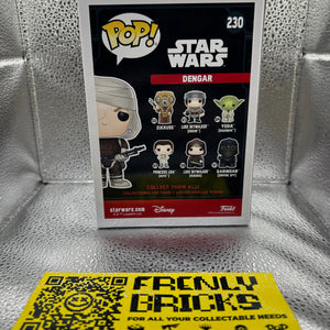 Pop Vinyl Star Wars #230 Dengar FRENLY BRICKS - Open 7 Days