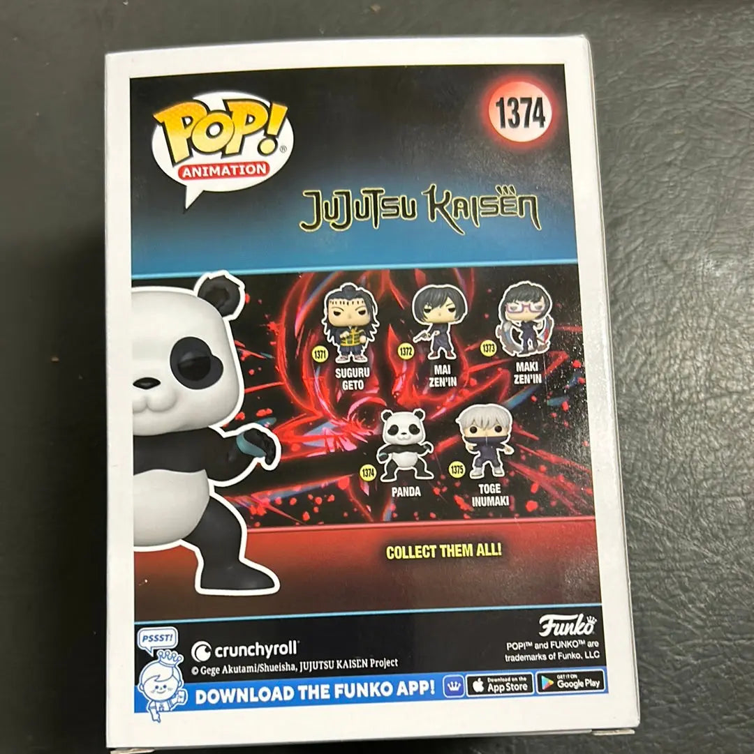 Jujutsu Kaisen - Panda Flocked Pop! Vinyl 1374 FRENLY BRICKS - Open 7 Days