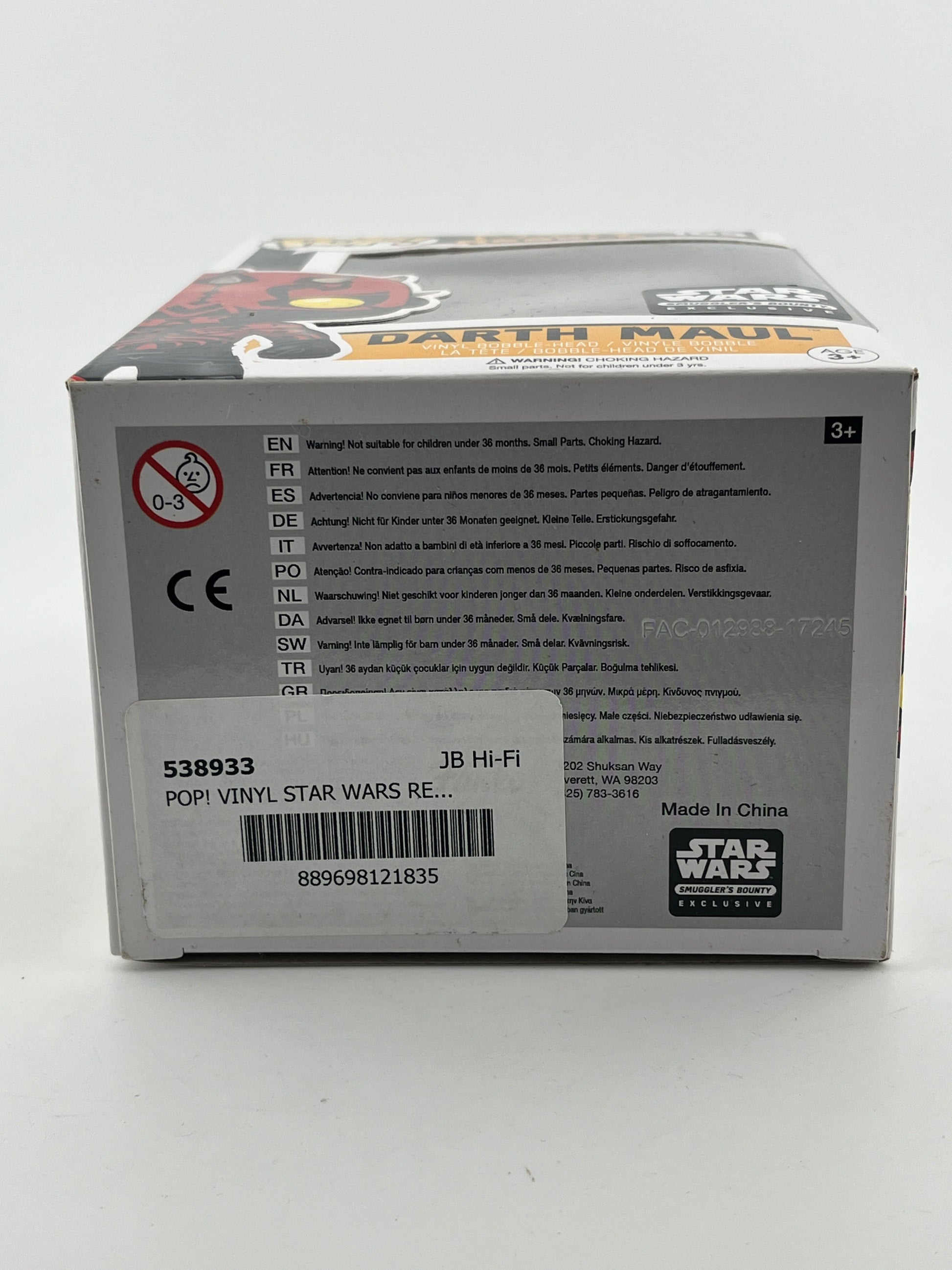 Funko POP! Star Wars Rebels - Darth Maul #165 - Exclusive FRENLY BRICKS - Open 7 Days