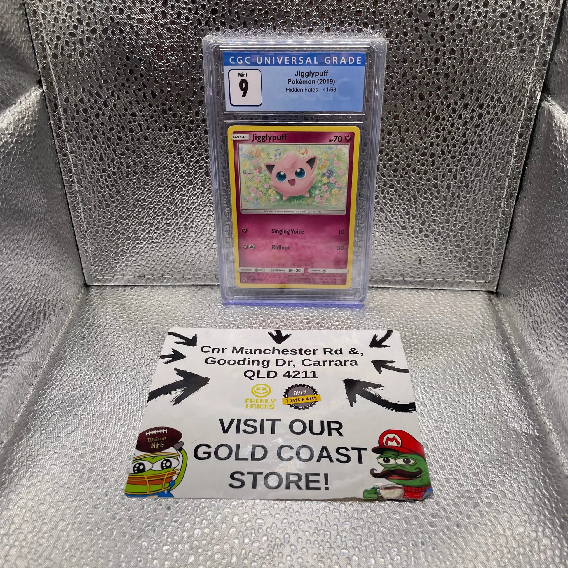 Jigglypuff Pokemon 2019 Hidden Fates 41/68 CGC 9 Mint FRENLY BRICKS - Open 7 Days