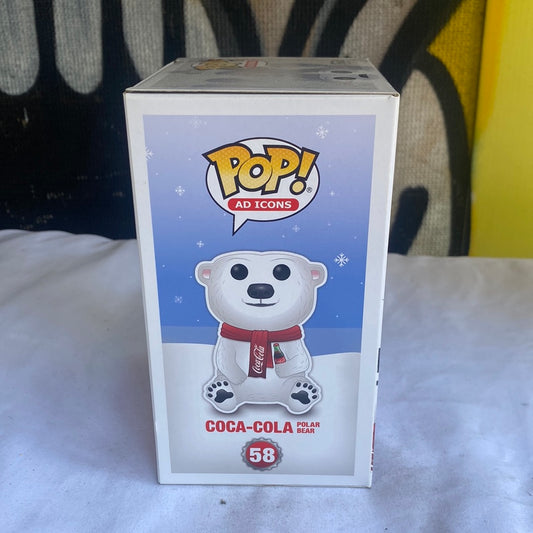 Funko POP! Coca-Cola polar bear  #58 Diamond Collection FRENLY BRICKS - Open 7 Days