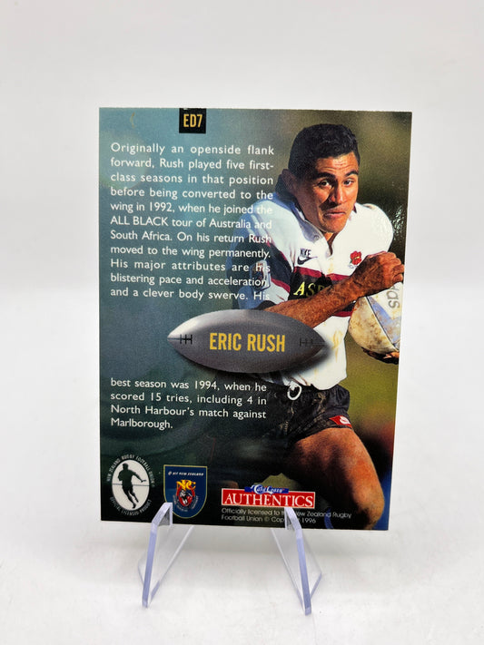 Eric Rush Auto - Express Delivery- ED7 - NZ Rugby Union- 1996 FRENLY BRICKS - Open 7 Days