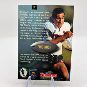 Eric Rush Auto - Express Delivery- ED7 - NZ Rugby Union- 1996 FRENLY BRICKS - Open 7 Days